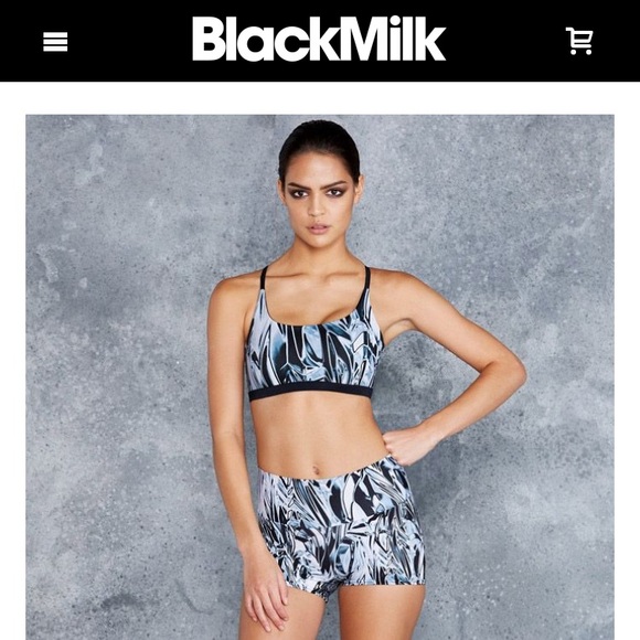 BlackMilk Heavy Metal Tri Back Crop - Picture 6 of 6